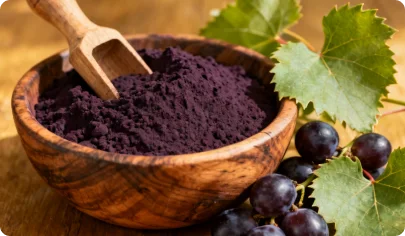 Grape-skin and botanical extracts in the AlphaRock blend