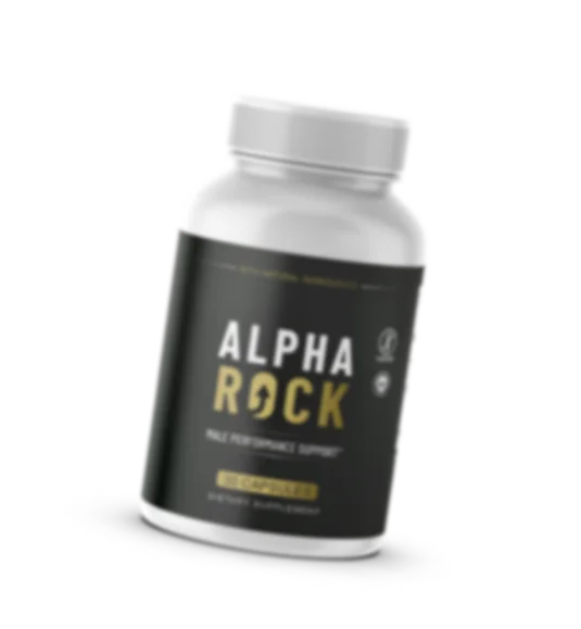 AlphaRock male performance support capsules with a 1,531 mg botanical blend